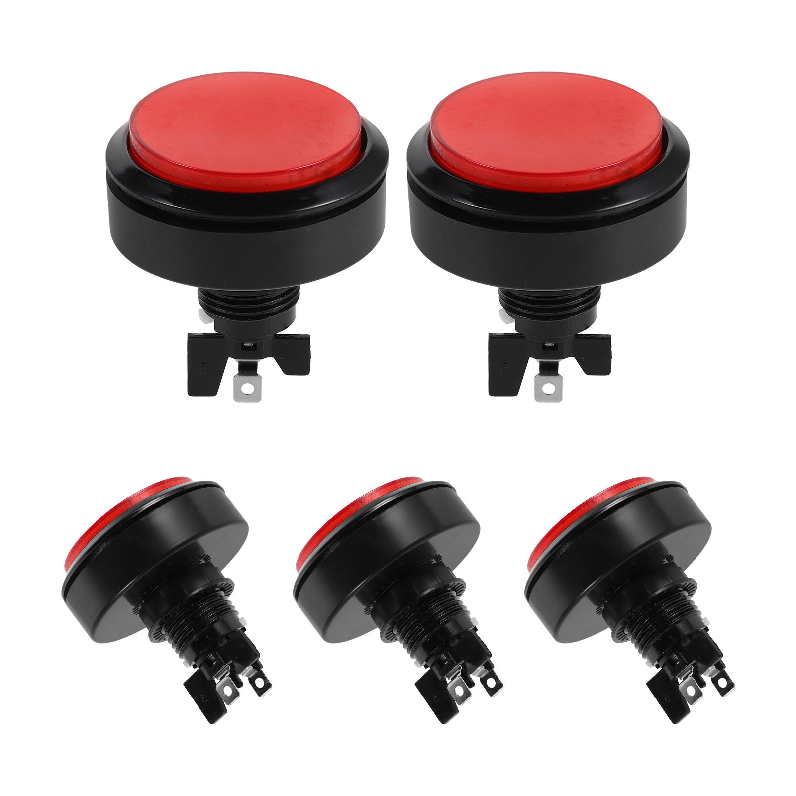 Arcade Game Cabinet - 5 Buah Tombol Arcade 60Mm dengan