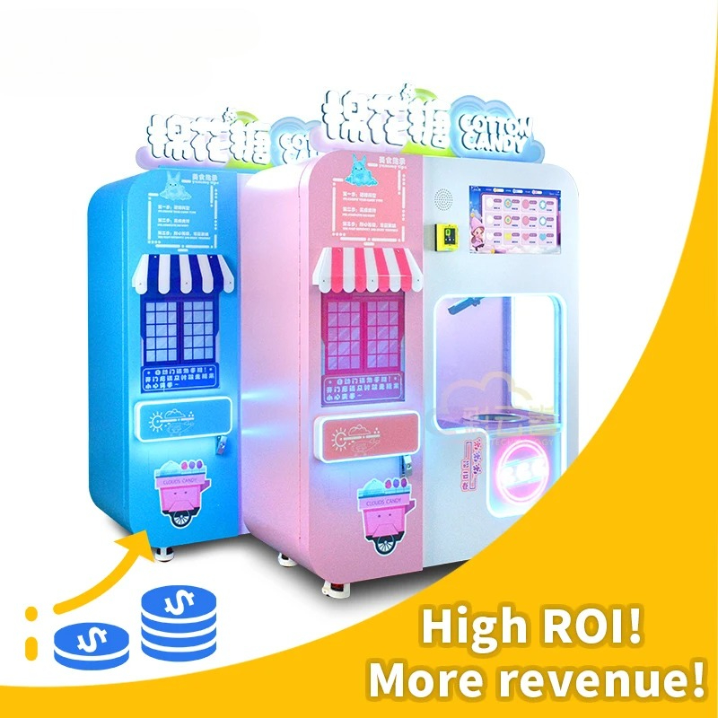 Candy Vending Machine - Mesin Penjual Permen Kapas 6 Warna
