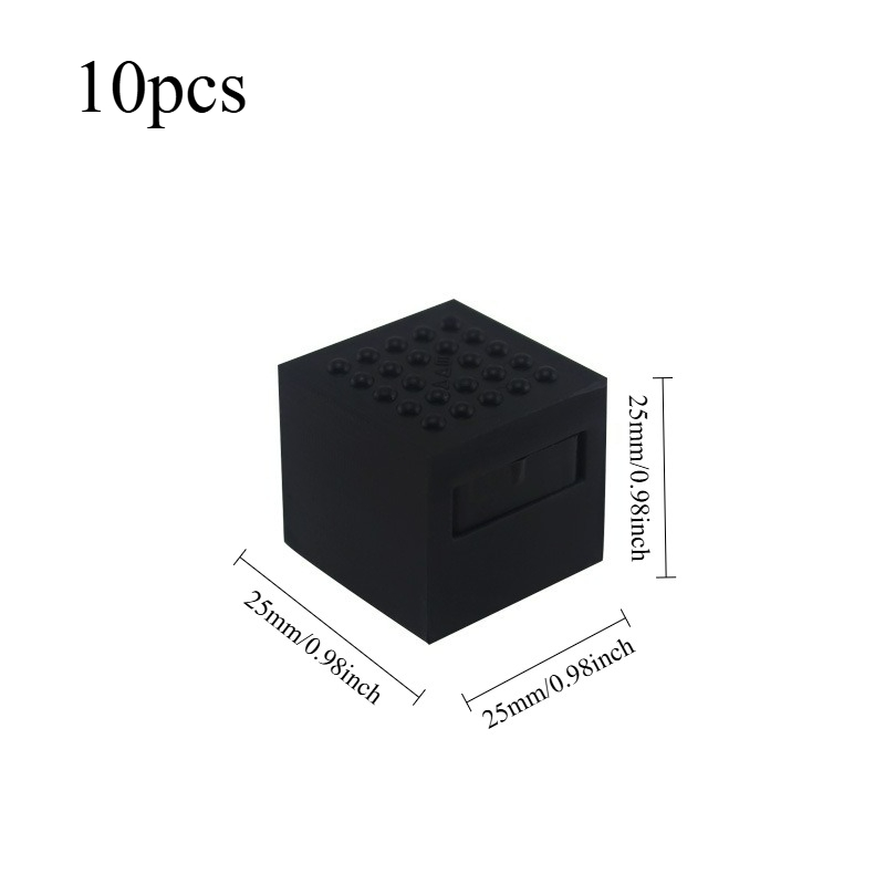 Dance Pad Machine - 10 Buah Kotak Bantalan Karet Hitam