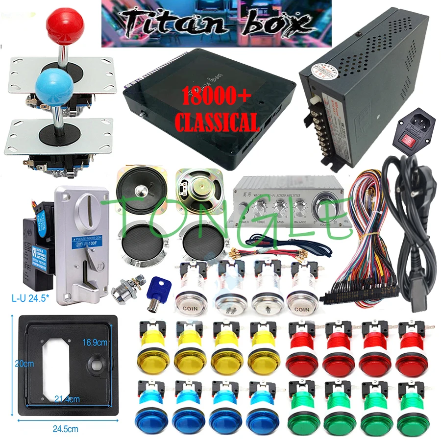 Arcade Game Cabinet - Kotak permainan JAMMA 18000 + dalam