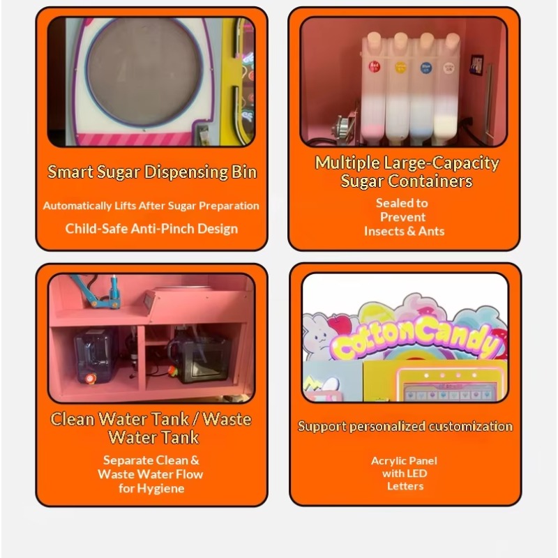 132 Mesin Penjual Permen Kapas - Candy Vending Machine ulasan dan harga