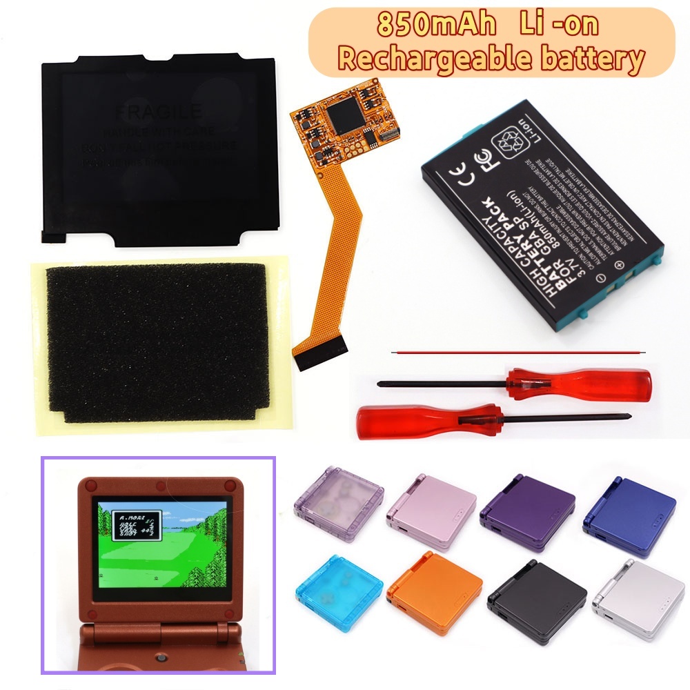 Untuk GBA SP 3.7V Battery Pack - Lcd Screen Arcade ulasan dan harga