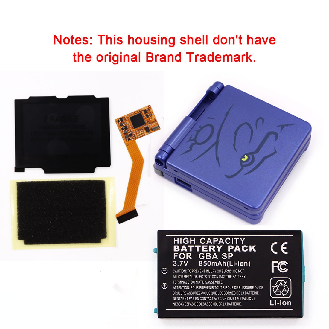 Untuk GBA SP 3.7V Battery Pack - Lcd Screen Arcade ulasan dan harga