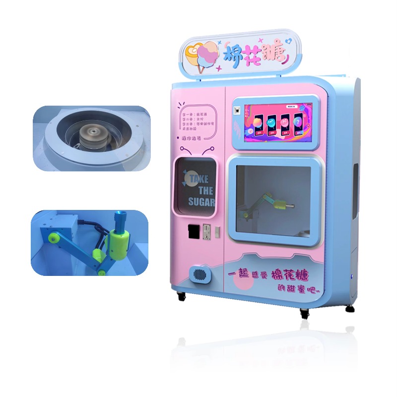 Mesin Pembuat Permen Kapas Oto - Candy Vending Machine ulasan dan harga