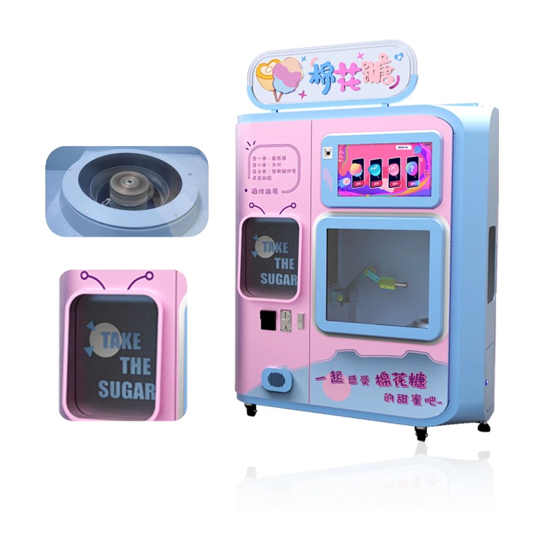 Mesin Pembuat Permen Kapas Oto - Candy Vending Machine ulasan dan harga
