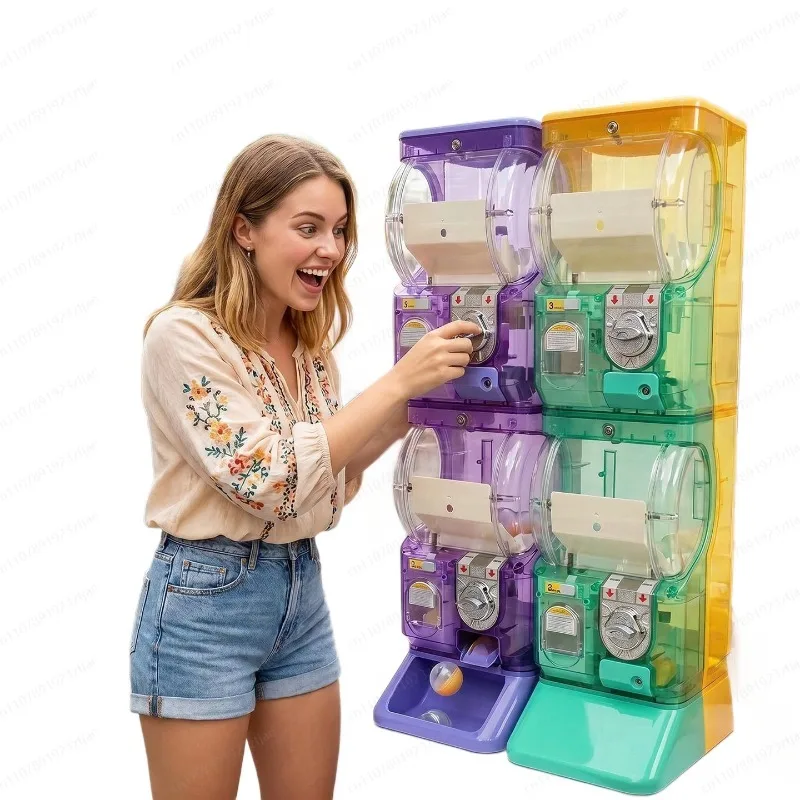 Mesin Gashapon Dua Tingkat Put - Arcade Vending & Laundry Revenue ulasan dan harga