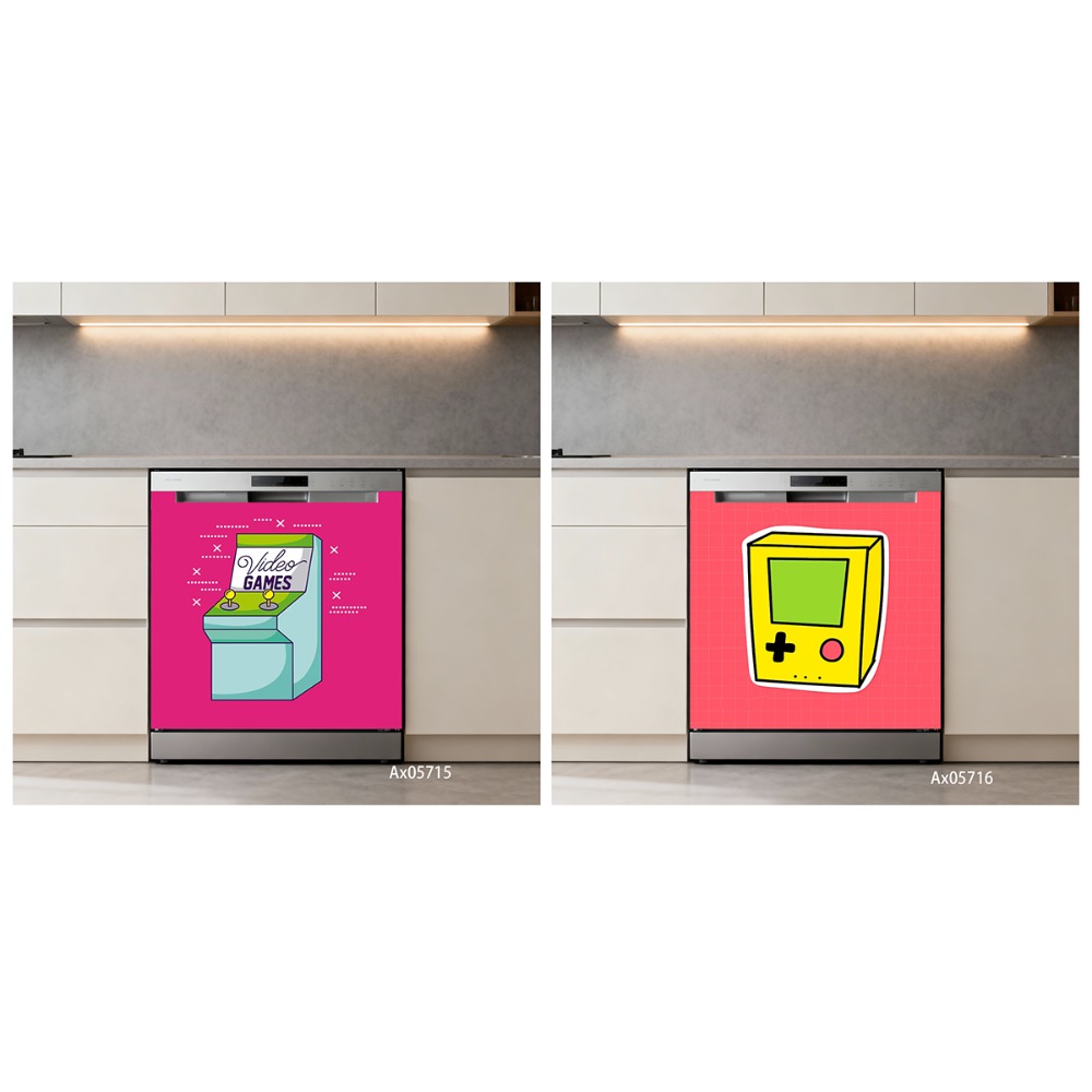 Stiker Pintu Mesin Cuci Piring - Arcade Game Cabinet ulasan dan harga