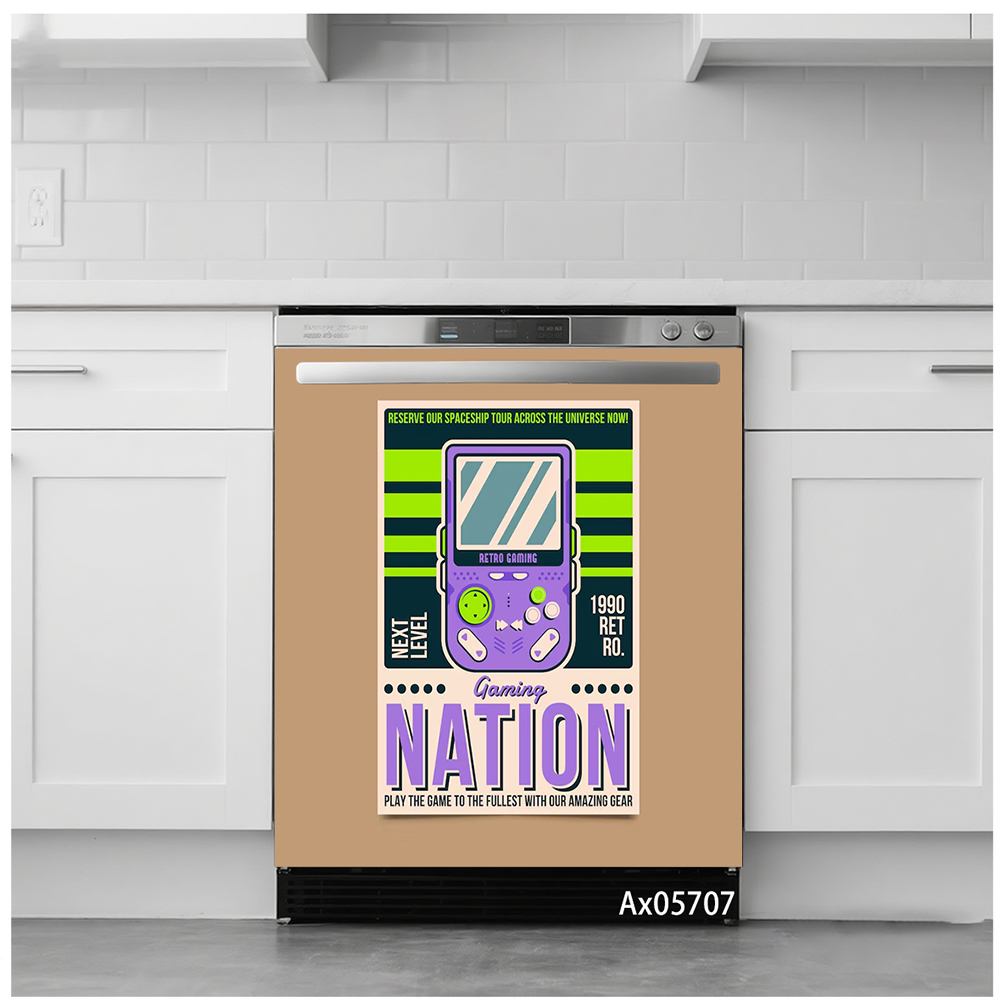 Stiker Pintu Mesin Cuci Piring - Arcade Game Cabinet ulasan dan harga