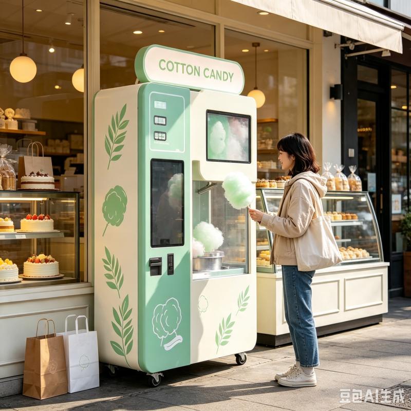 Mesin Penjual Permen Kapas Kus - Candy Floss Machine ulasan dan harga